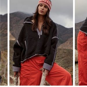 Free people mountain high half zip fleece